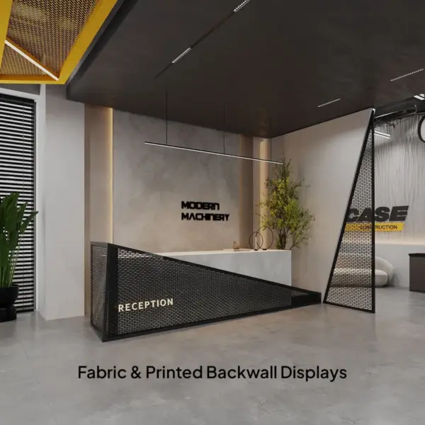 Print Shop Reception Reception Signage Printing in Dubai - Office Connect Printing
