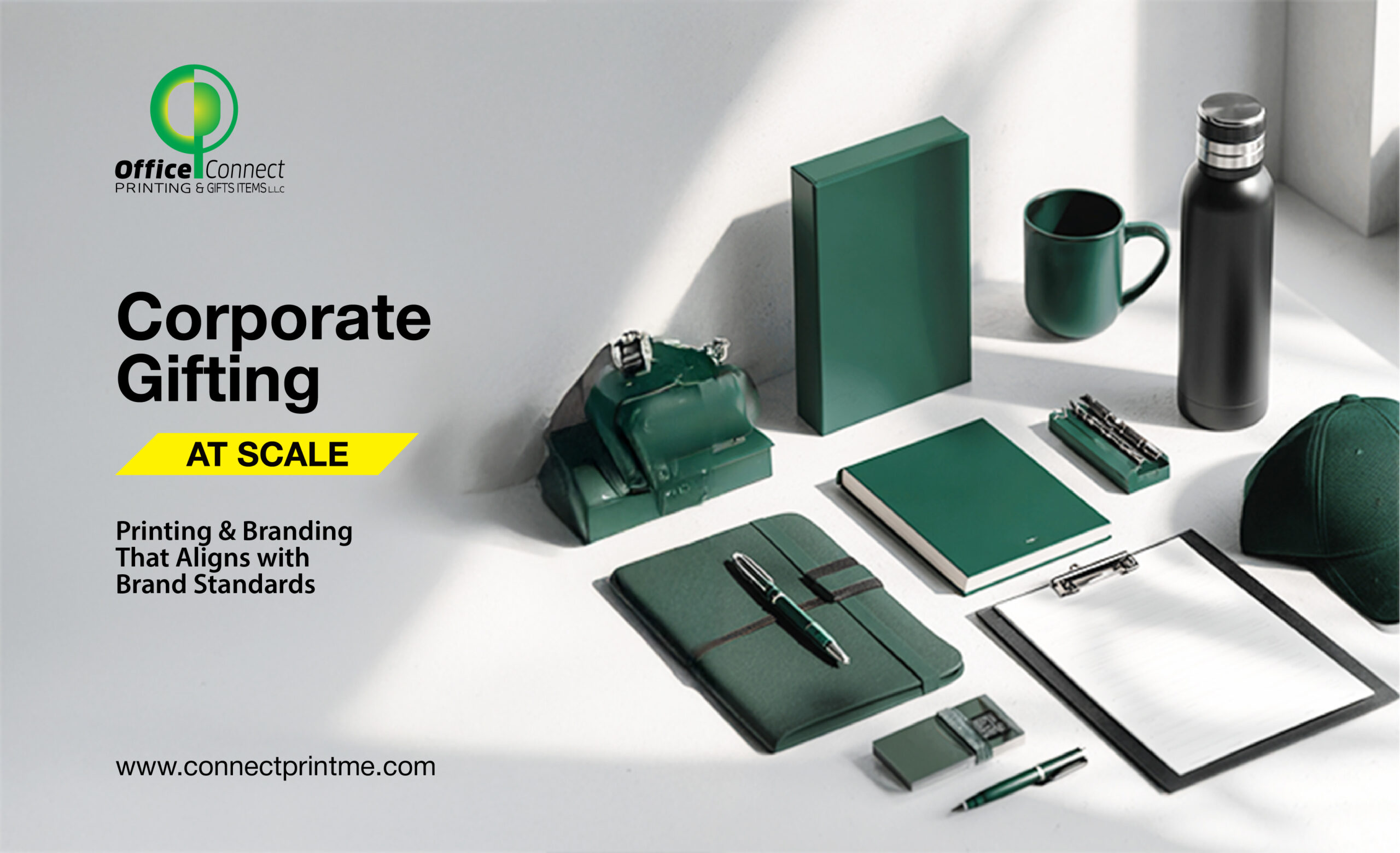 Corporate gifting company in Dubai branded gift kits and merchandise