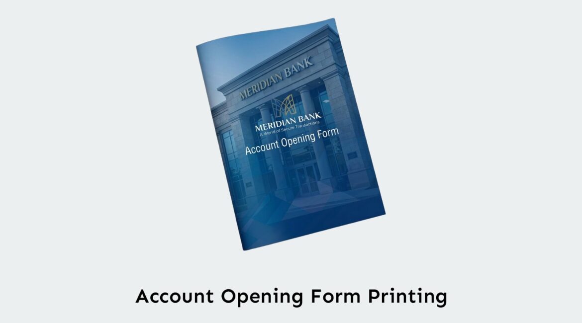 Account opening form printing for a Dubai bank — Office Connect Printing UAE