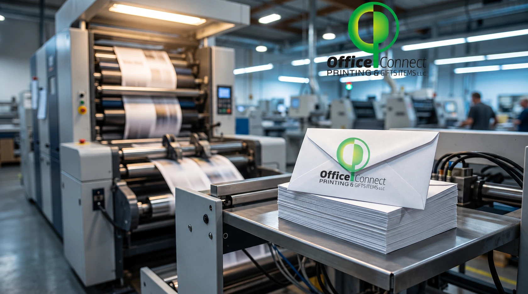 Branded bank envelopes printed by envelope printing services in Dubai