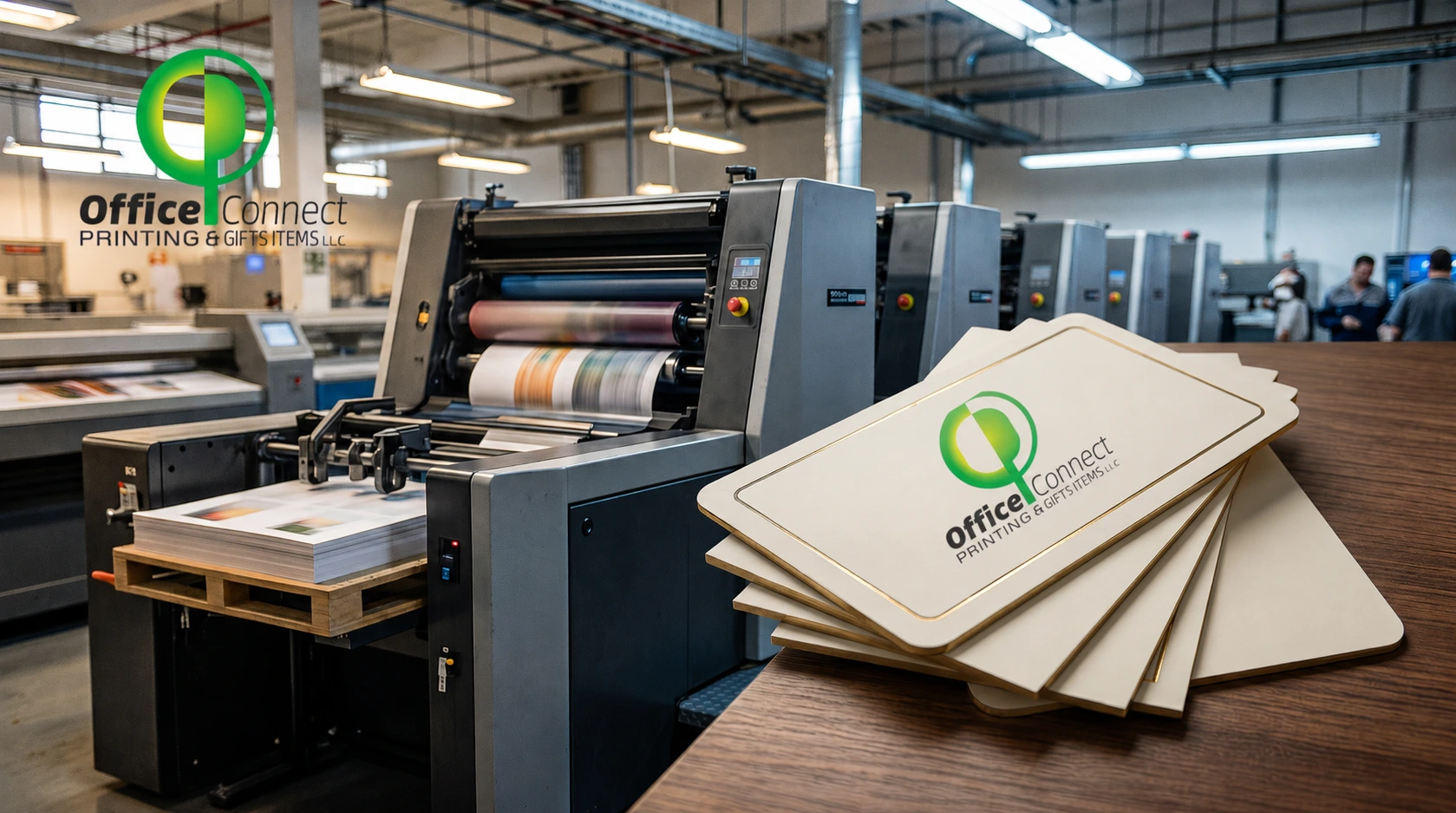Premium business card printing in Dubai with professional finish