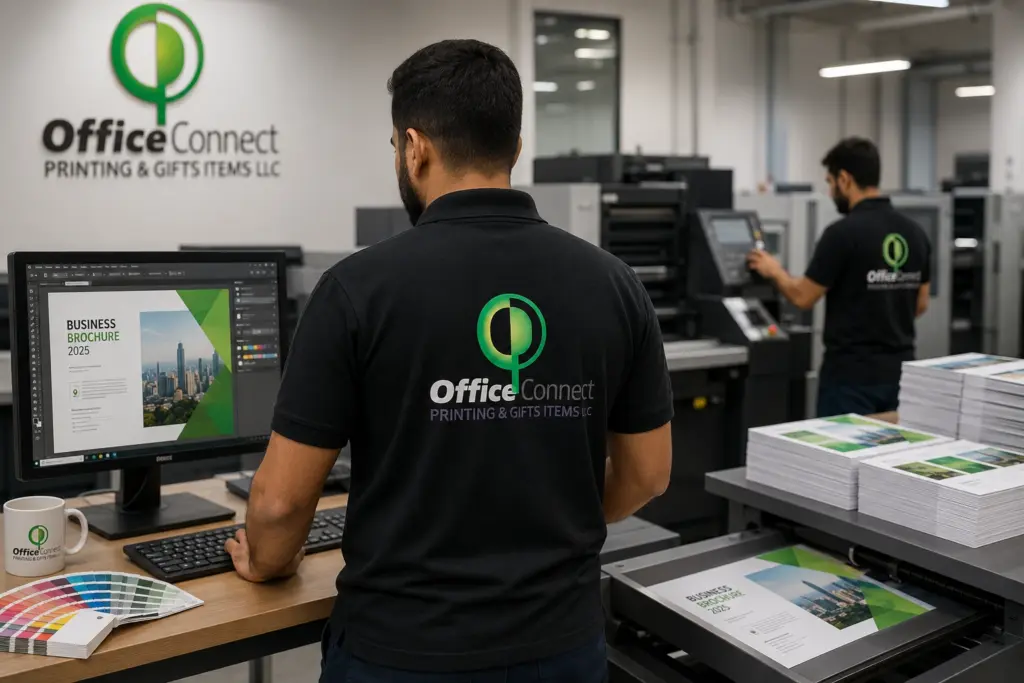 Printed materials packed and ready for delivery across Dubai and UAE